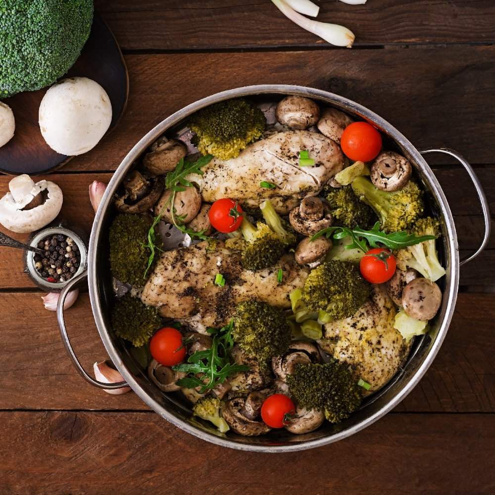 Køkkensæt i 16 dele - rustfrit stål