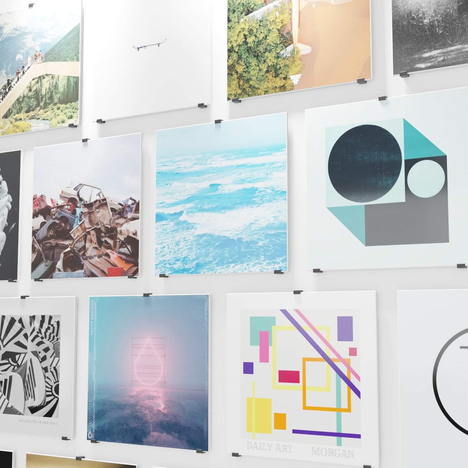 Kroge til vinylovertræk 2-pak