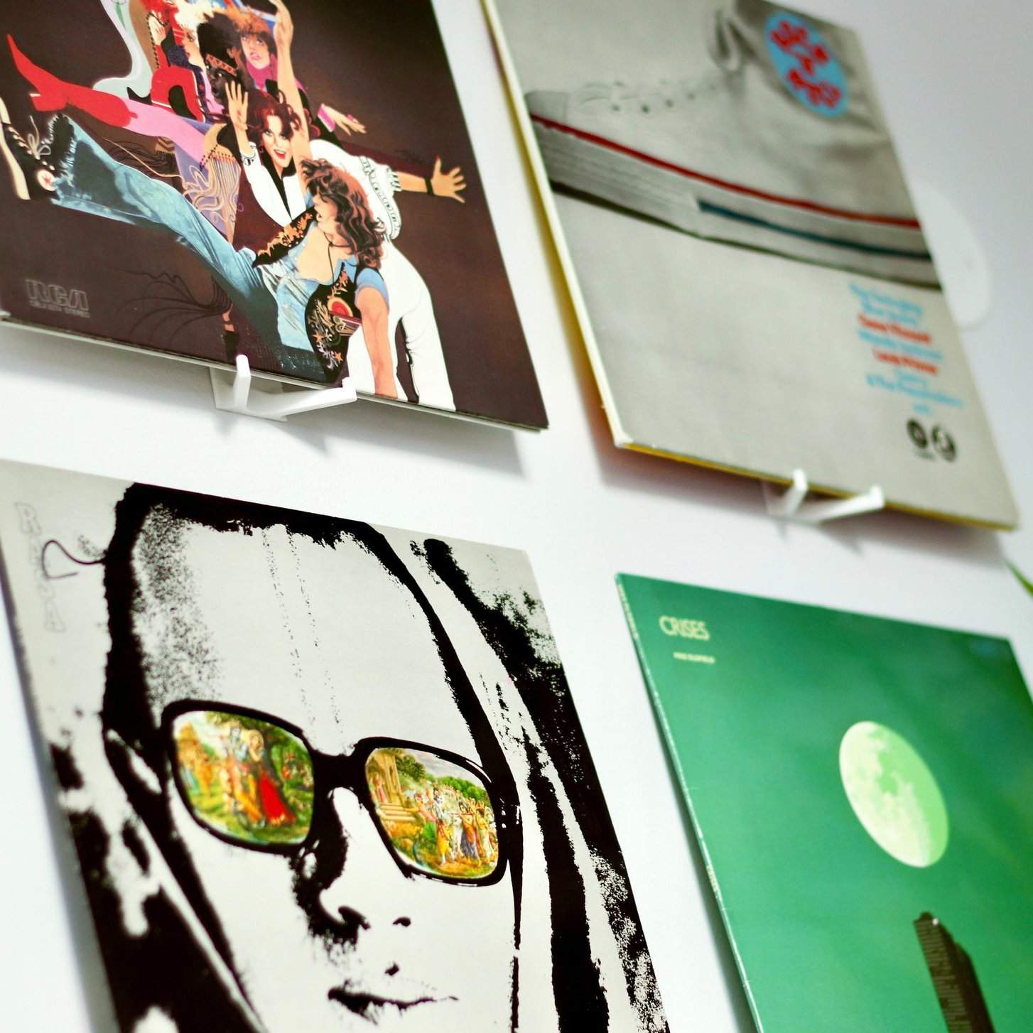 Skruemonteret vinylbøjle - hvid