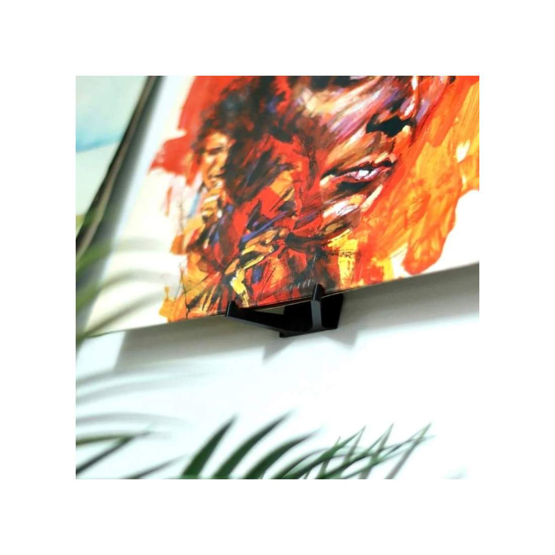 Skruvmonterad Vinylhängare - Svart | Hem & Hobby - Hem & Hushåll - Inredning & Dekoration - Övriga Inredningsdetaljer | Pryloteket