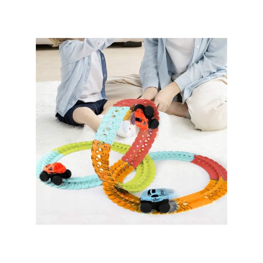 Flexibel Bilbana + Bil | Leksaker & Spel - Leksaker - Övriga Leksaker | Pryloteket