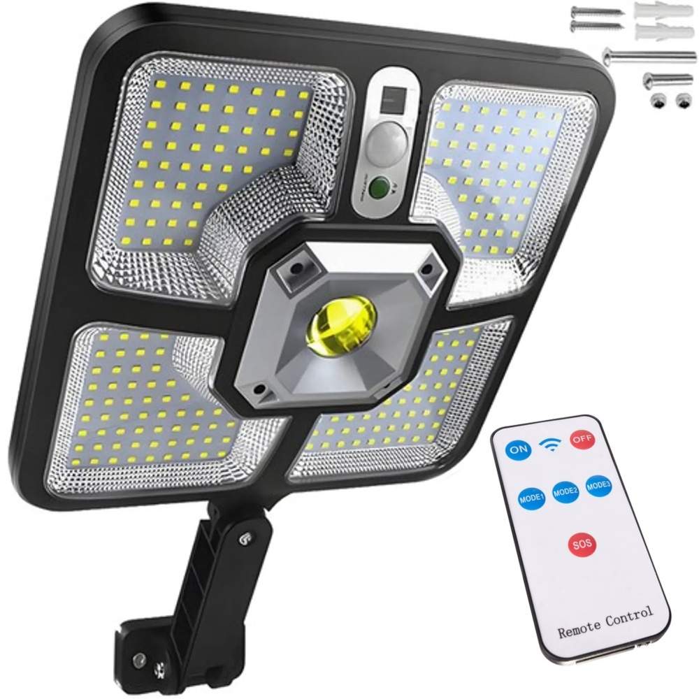 Solcellelampe med Fjernbetjening Økonomisk og Miljøvenlig Belysning