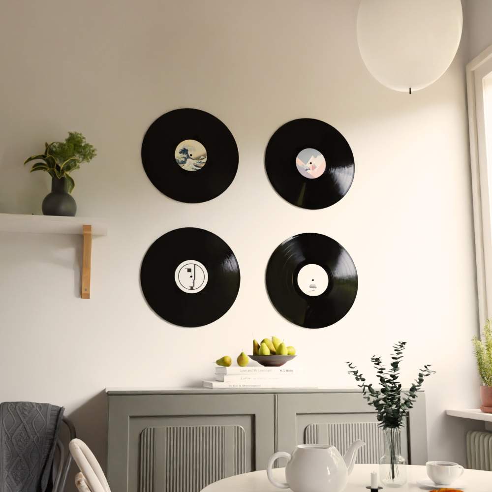 Vægmonteret diskophæng - 4-pak