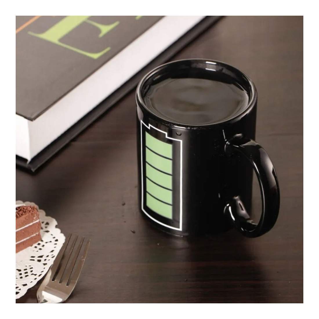 Magisk Mugg med Batteriindikator - 330 ml | Hem & Hobby - Hem & Hushåll - Kök - Servering - Glas & Muggar | Pryloteket