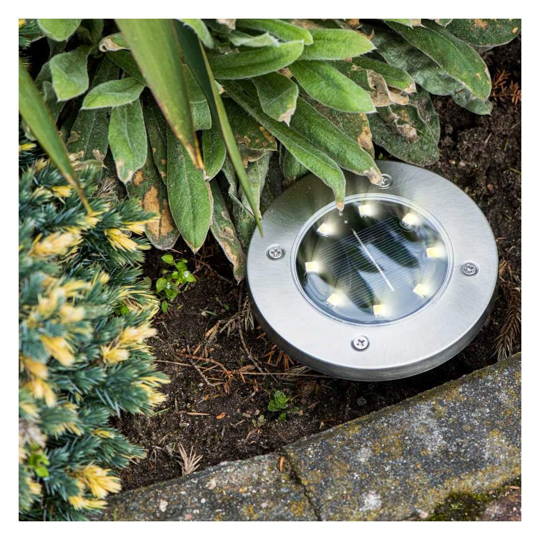 Solcellslampor för trädgård 8 LED - 4-pack | Hem & Hobby - Hem & Hushåll - Lampor & Belysning | Pryloteket