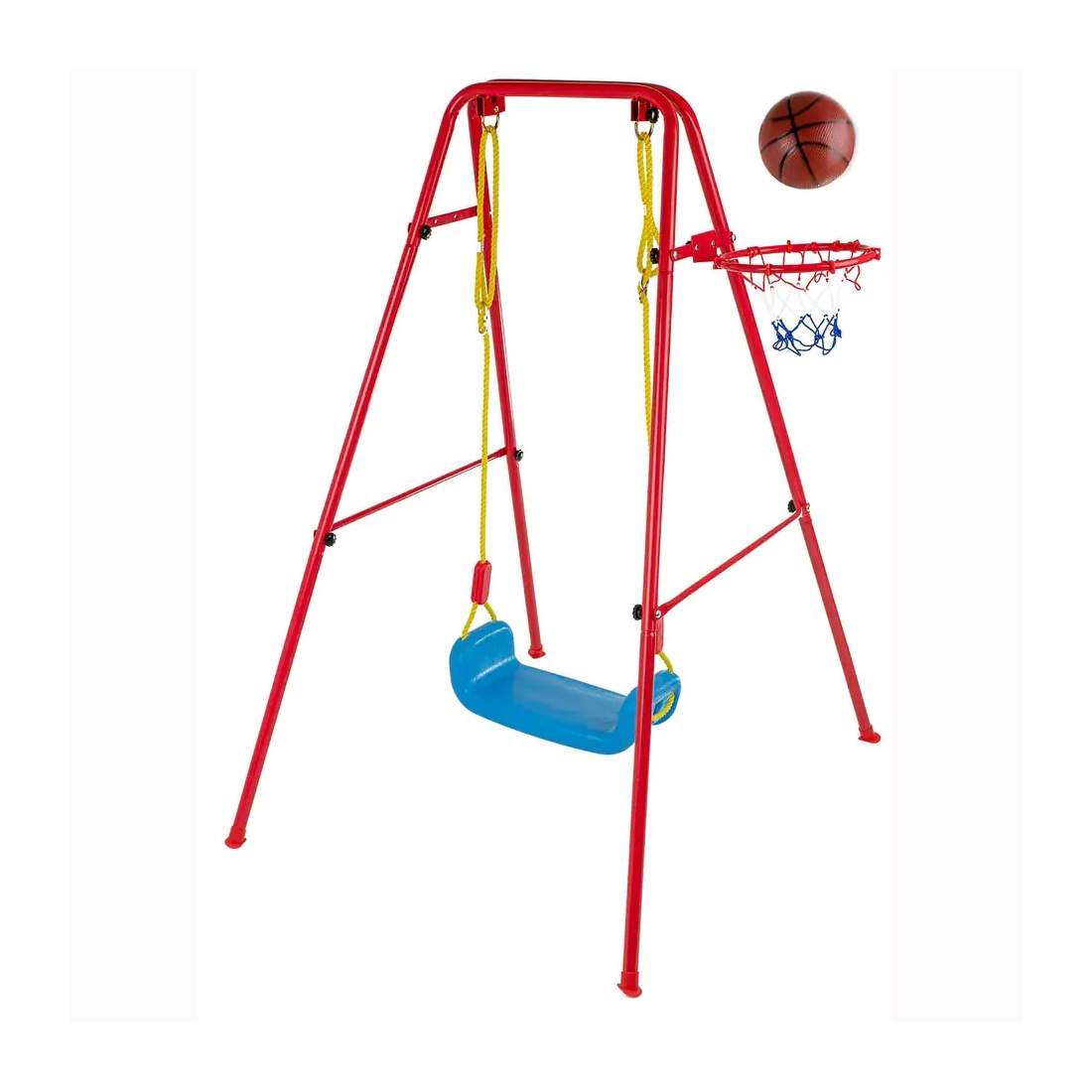 Gunga med basketkorg | Hem & Hobby - Hem & Hushåll - Trädgårdsartiklar | Pryloteket