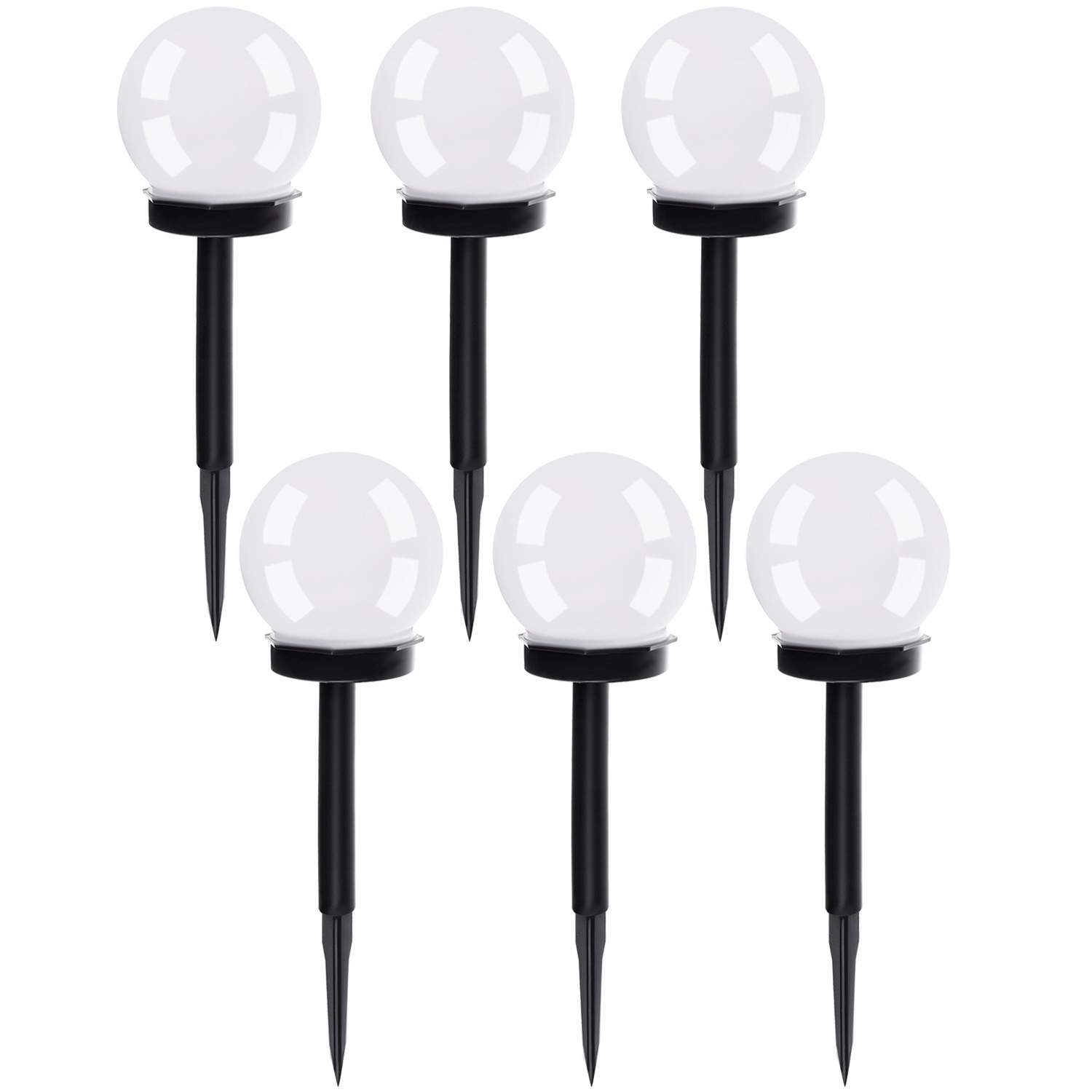 Solcellelamper til Haven - Sæt med 6 Stykker