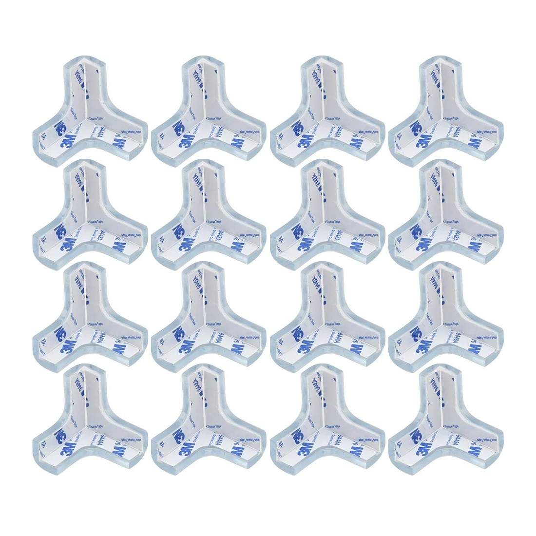 16 st Transparenta Hörnskydd - T-formade | Hem & Hobby - Hem & Hushåll - Hemsäkerhet - Barnspärrar & Anpassning | Pryloteket