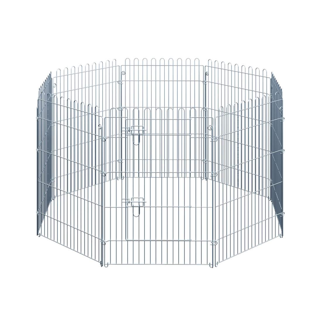 Utomhusinhägnad för Valpar, 8-Delad, Säker & Stabil | Hem & Hobby | Pryloteket