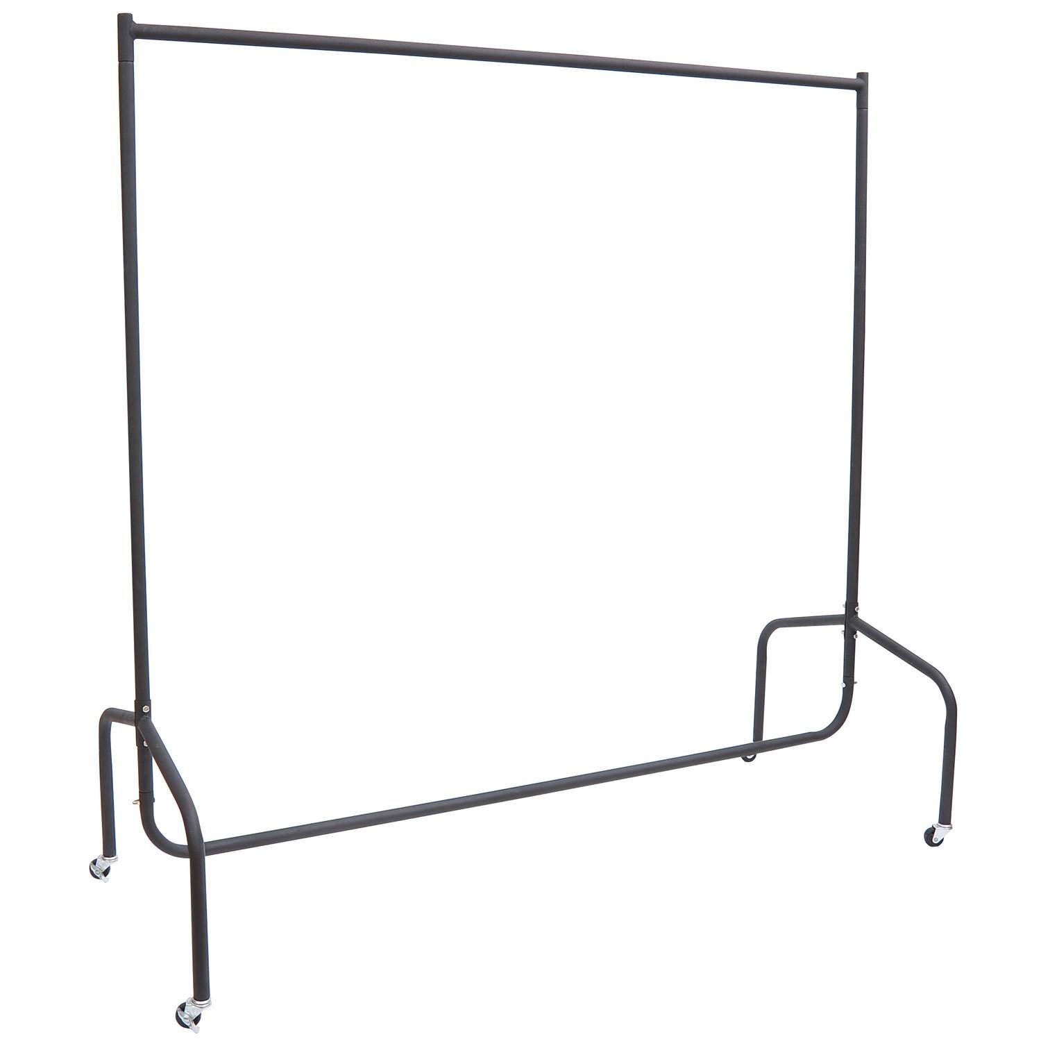 Mobilt tøjstativ med hjul 120x60x170cm Stabil