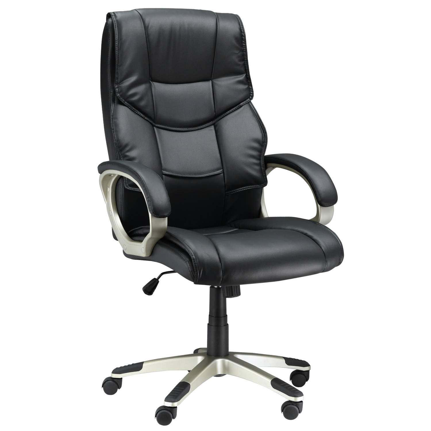 Ergonomisk lederstol med vippefunktion og sportsdesign