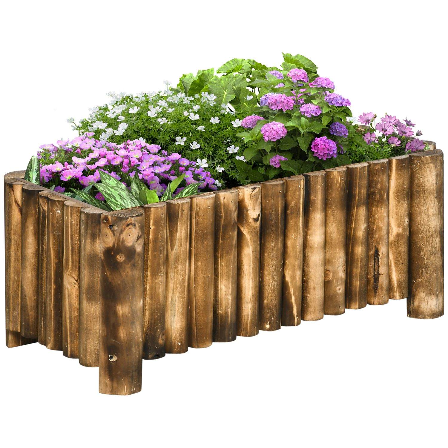 Gran højbed til planter 78x35x30cm