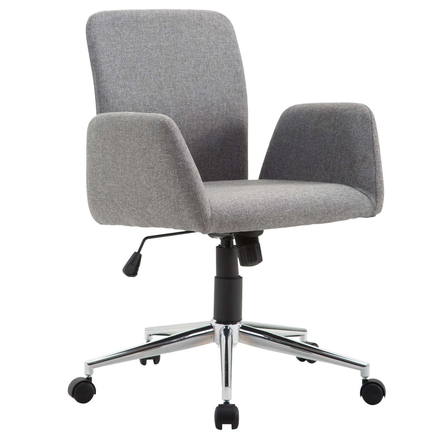 Ergonomisk kontorstol med lænefunktion og hjul