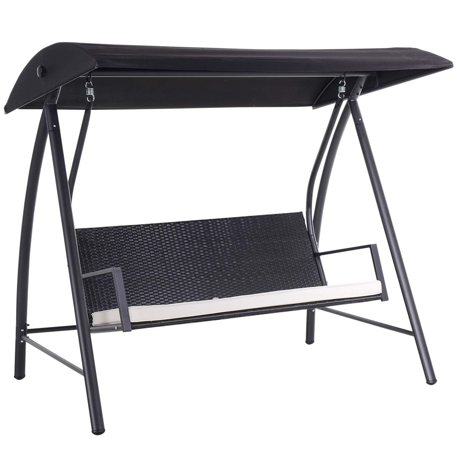 Zaza Home Hollywood Swing weerbestendige tuin swing hänbank 2-zits