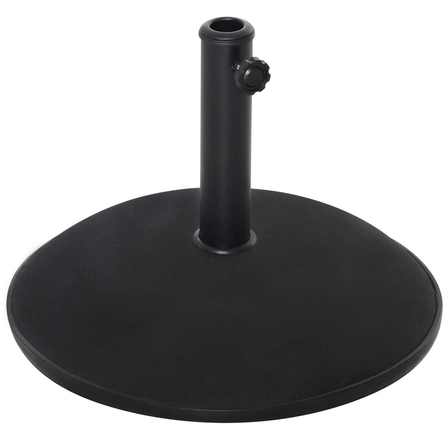 Parasolfod 25Kg Stål/Cement Sort ∅49x37 Cm