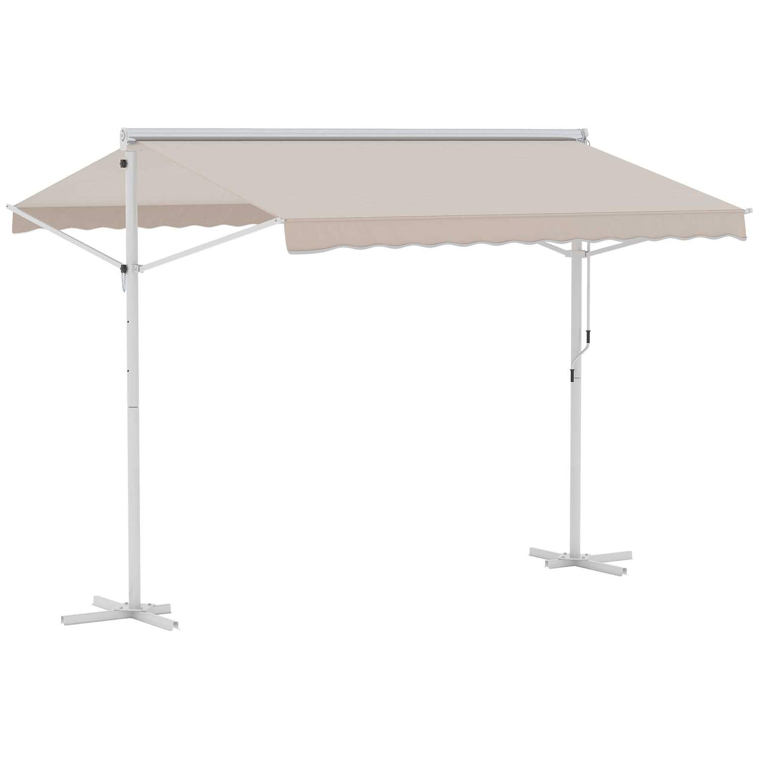 Beige Stående Havefortelt 3x3M Terrasse