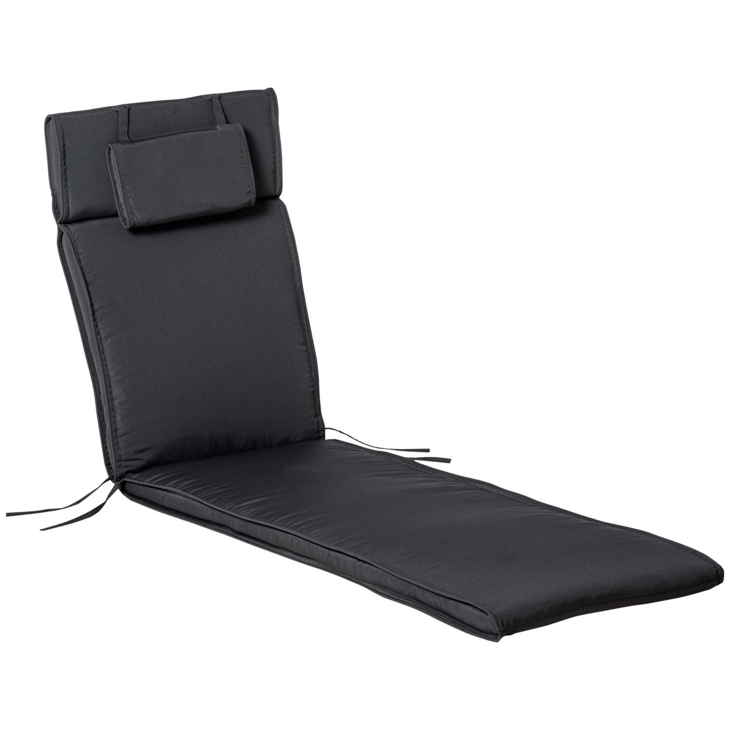 Grå Liggestolshynde 198x53 cm til Have