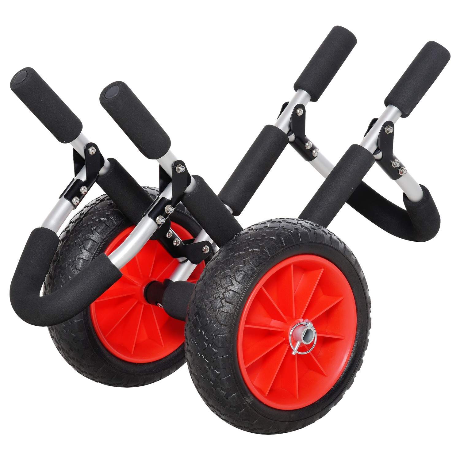 Foldbar surfvogn med polstrede Pu-dæk 45 kg