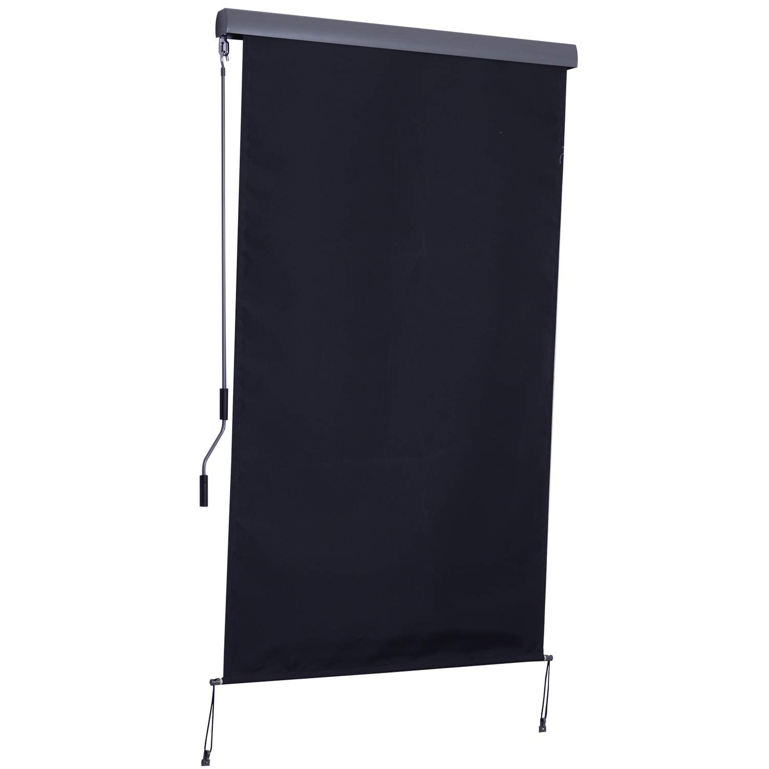 Altanmarkise med håndsving, 120x200 cm, polyester