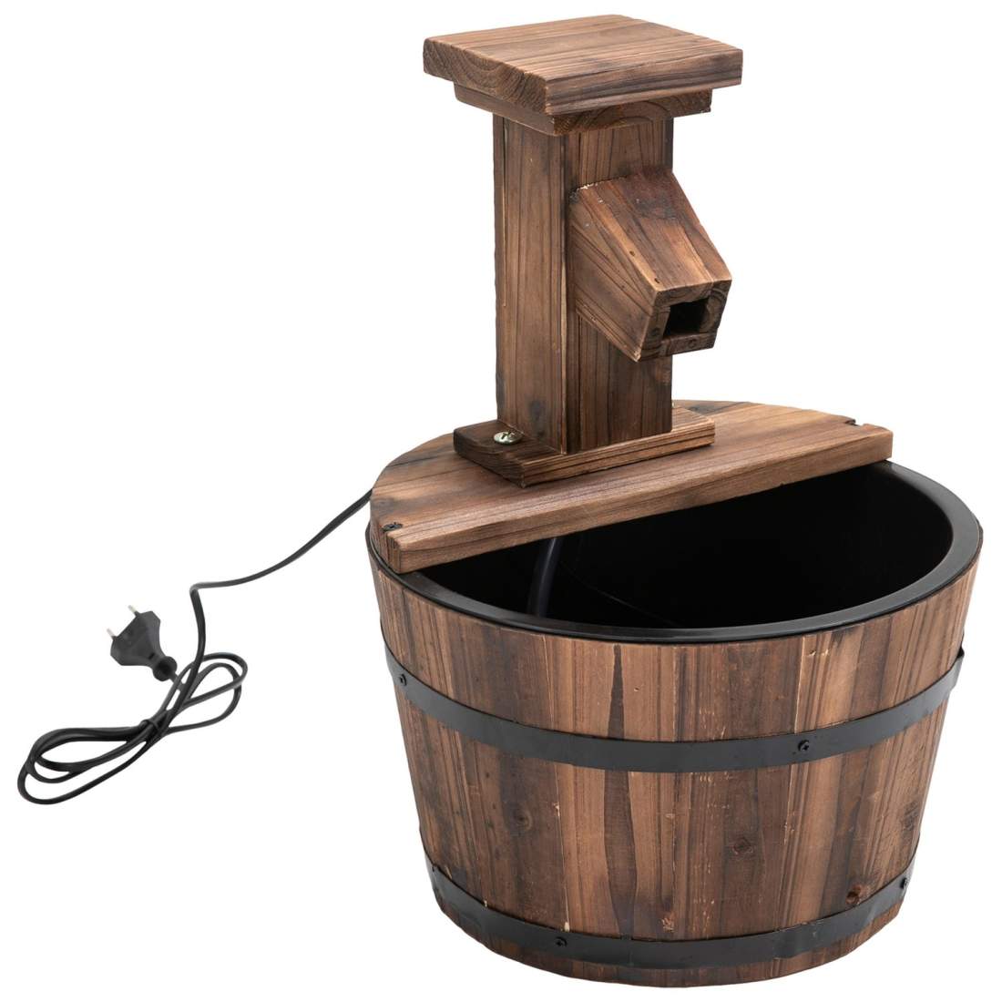 Dekorativ Trähinkfontän i Mörkbrun Gran | Hem & Hobby | Pryloteket