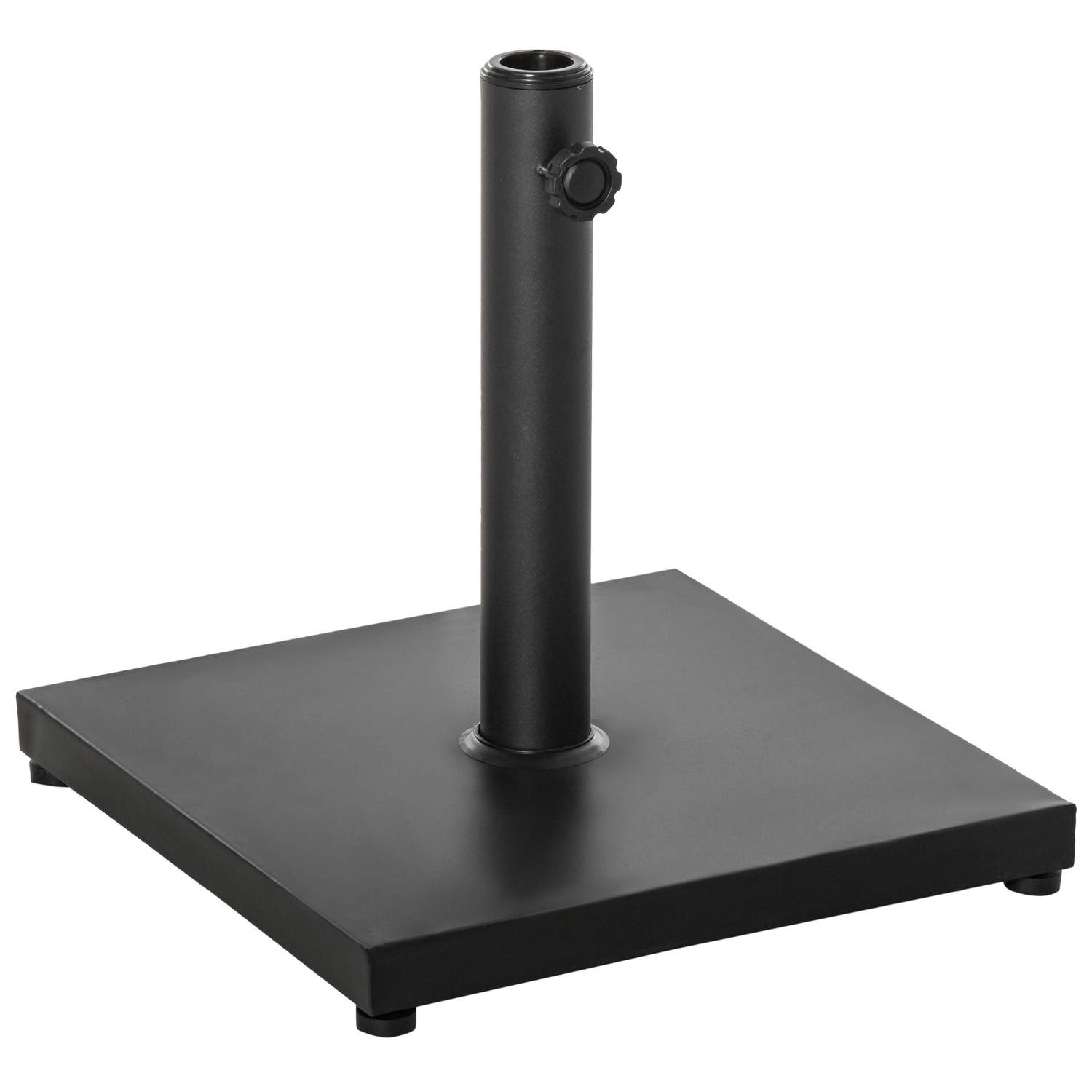 Sort Metal+Cement Paraply Stand 13 Kg Ø35/38/48 Mm