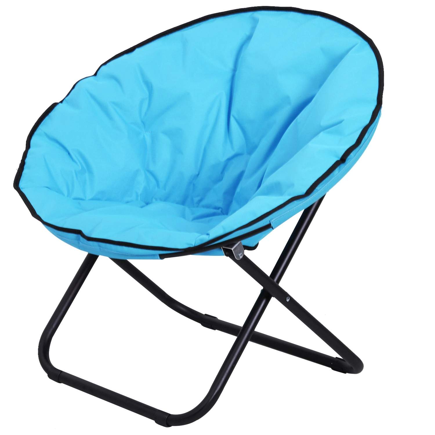 Sammenklappelig Campingstol Blå Oxford Stof 80x80x75 cm