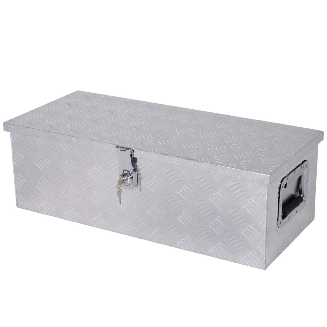 Aluminiumlåda Silver 76x33x25 cm Verktygslåda | Hem & Hobby | Pryloteket