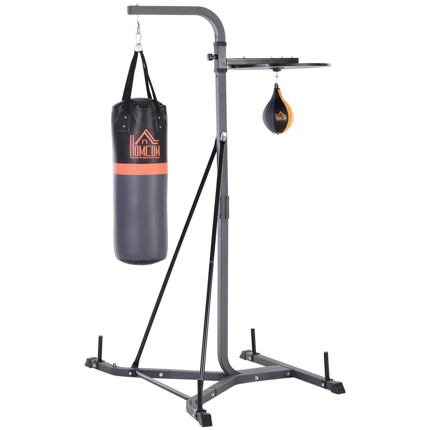 Uafhængig boksestation med boksebold og taske
