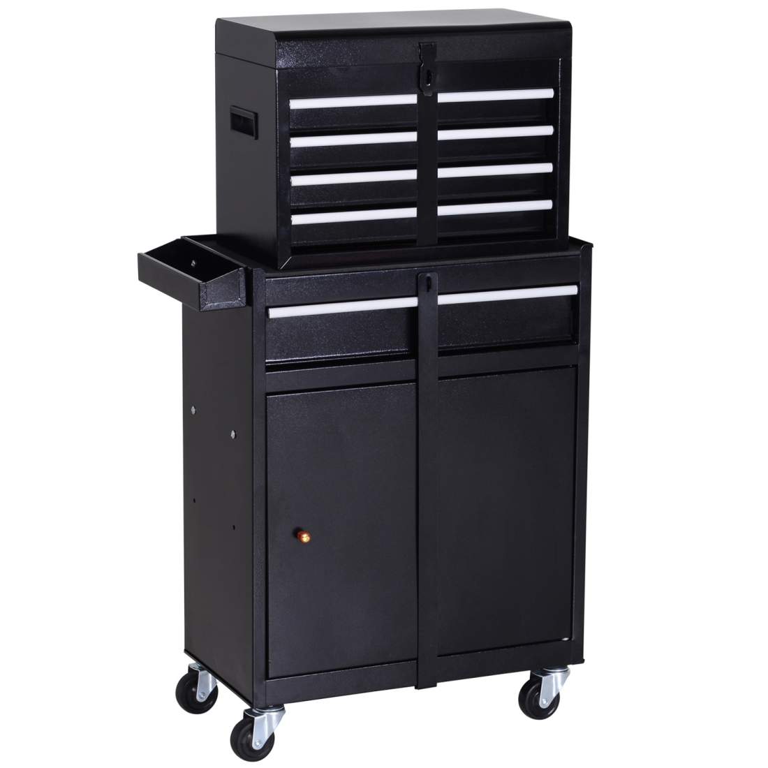 Verkstadsvagn 5 Lådor Metall med 360° Hjul | Hem & Hobby | Pryloteket