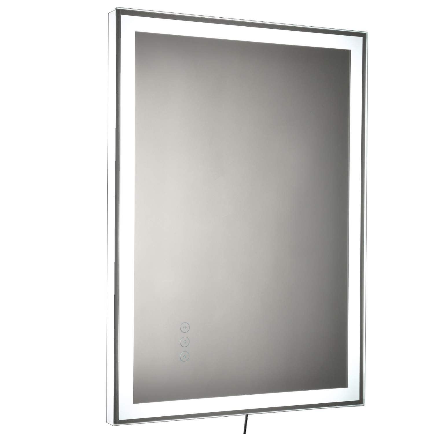 Dugfri LED badeværelsesspejl med touch, 70x50 cm