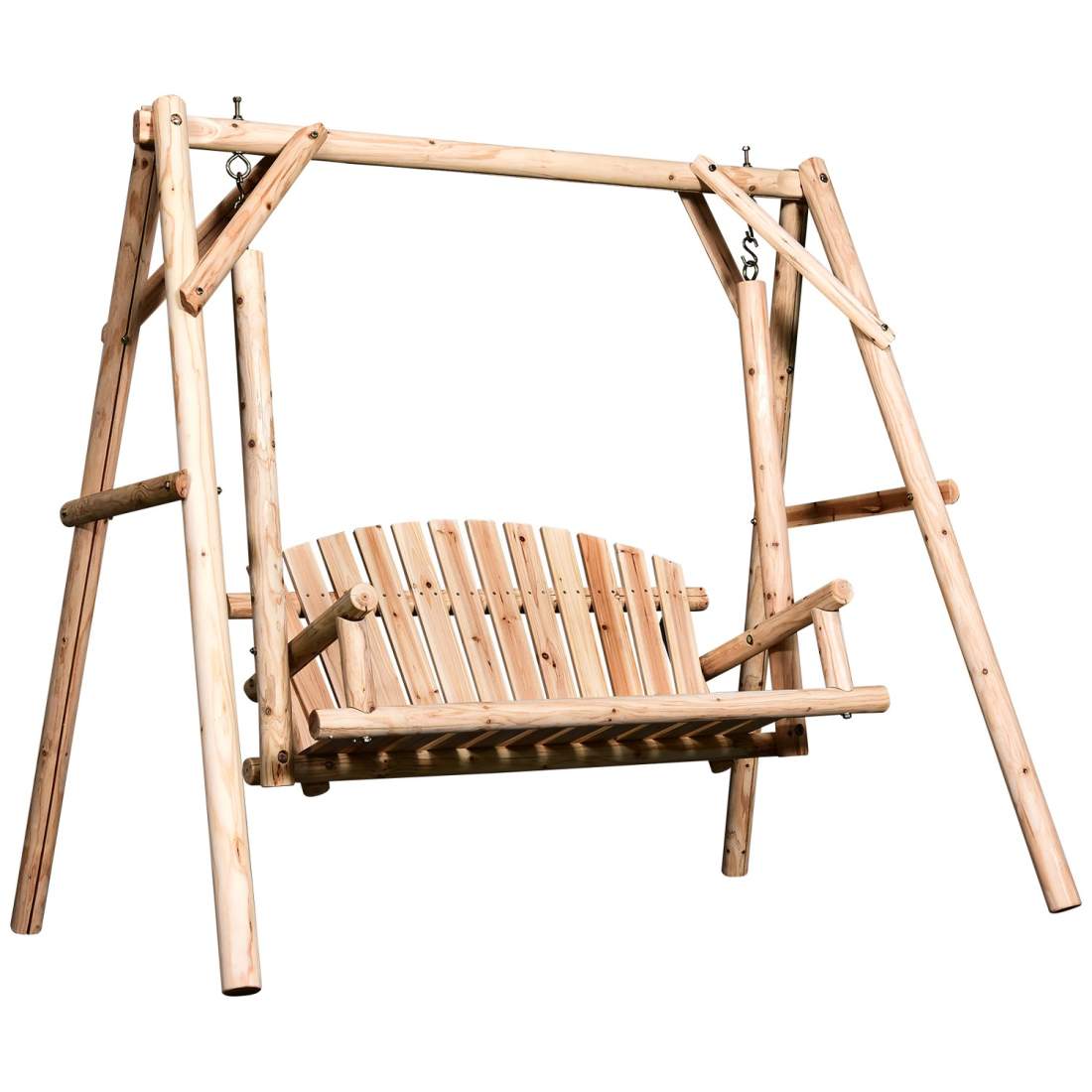 2-sits Trädgårdsgunga i Massivt Trä, Natur | Hem & Hobby | Pryloteket