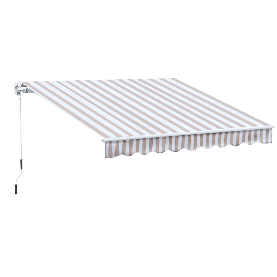 Vikarmsmarkis 3x2,5m Solskydd Balkong Aluminiumberg | Hem & Hobby | Pryloteket