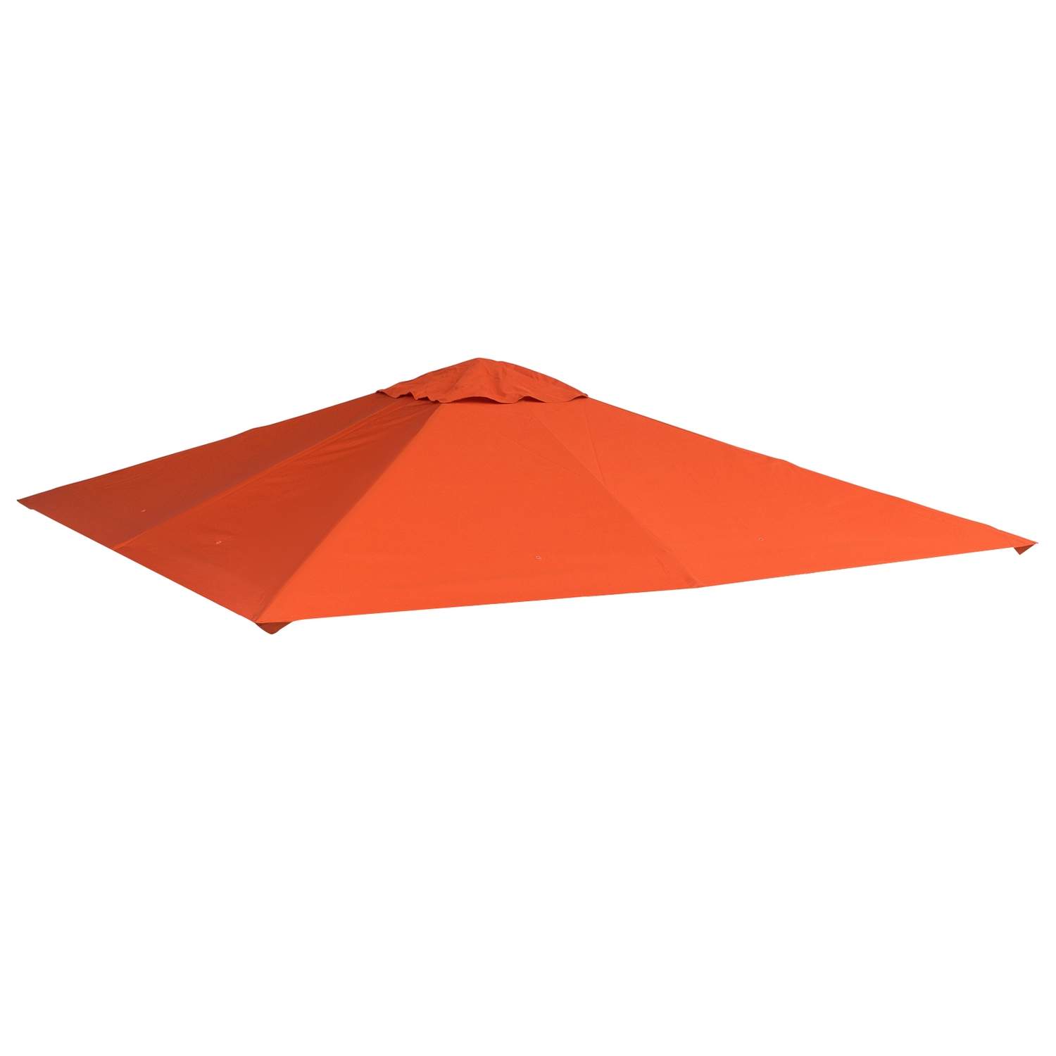 Orange Polyester Gazebo solskærm 2,98x2,95 m