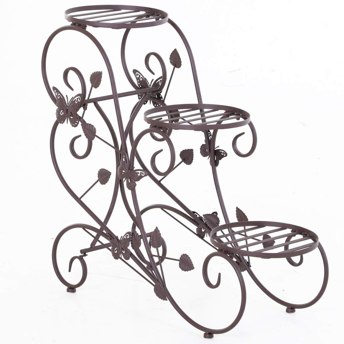 Blomsterställ Fransk Trevånings Växthylla Metall Brons | Hem & Hobby | Pryloteket