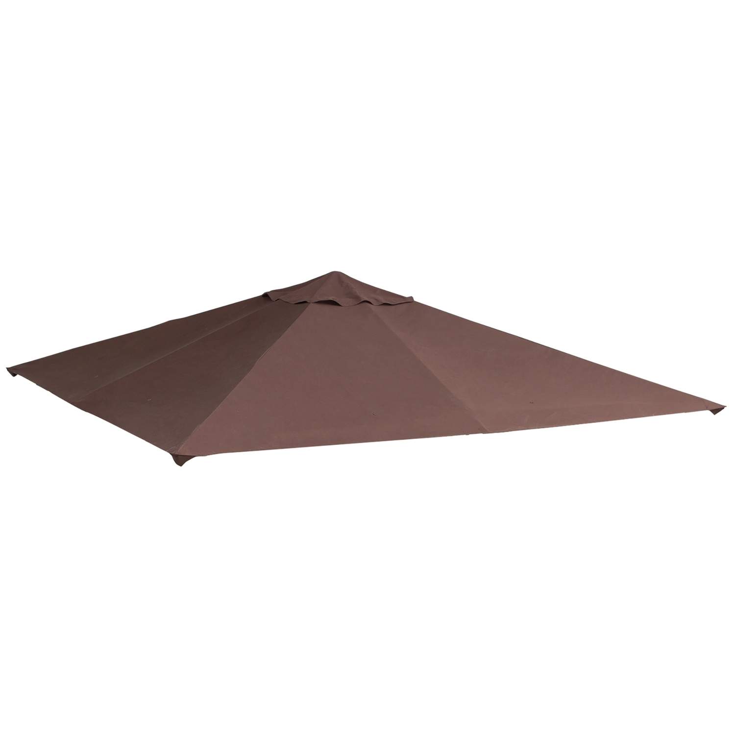 Solskærm Gazebo Cover 2,93x2,93m Polyester Kaffe