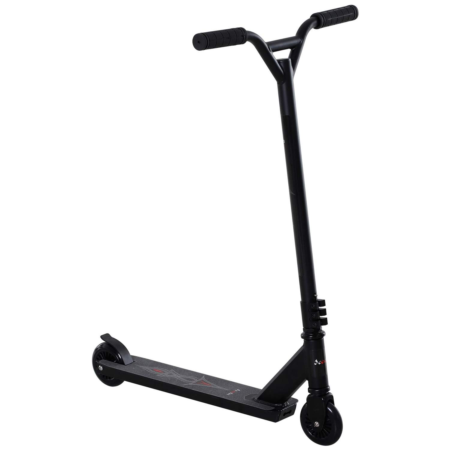 Freestyle Stunt Scooter Sort 100mm hjul