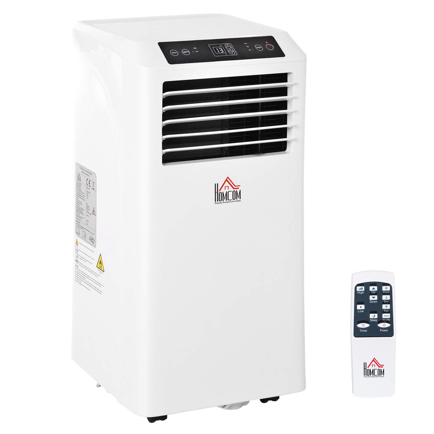 Mobilt klimaanlæg 2,6 kW 3-i-1 24H timer