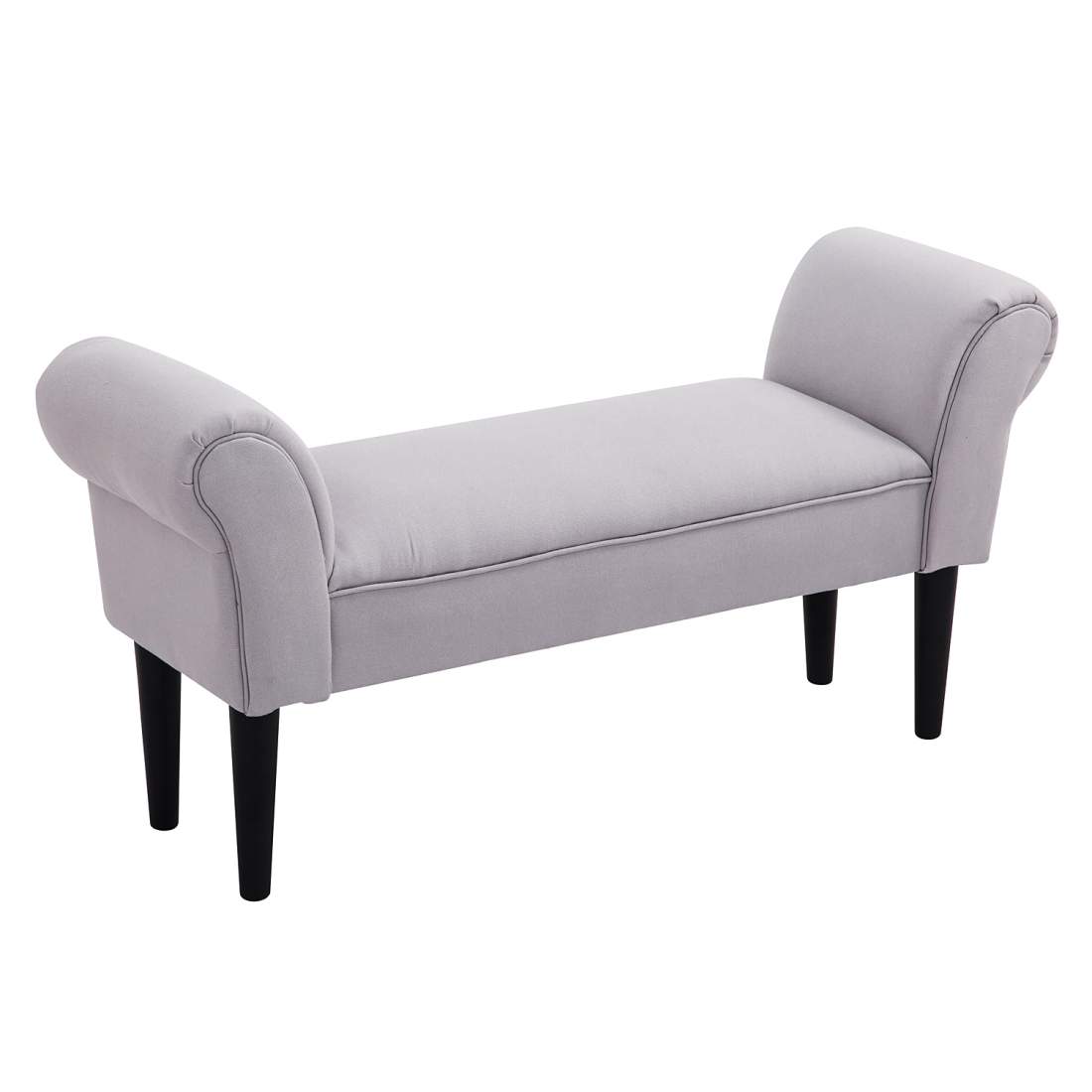 Stoppad Sängbänk Grå MDF & Skum 102x31x51cm | Hem & Hobby | Pryloteket