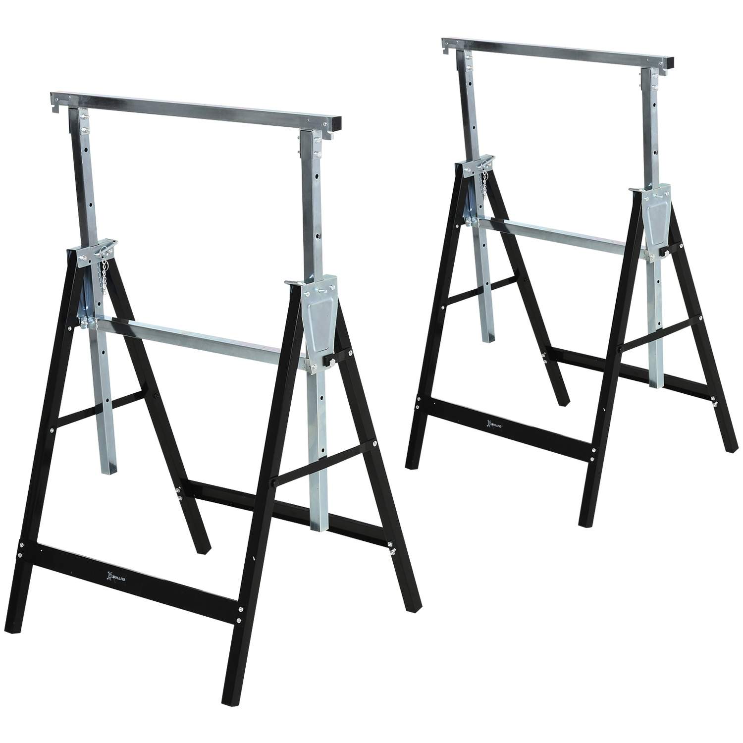 Højdejusterbar savhest, foldbar metal, 200 kg