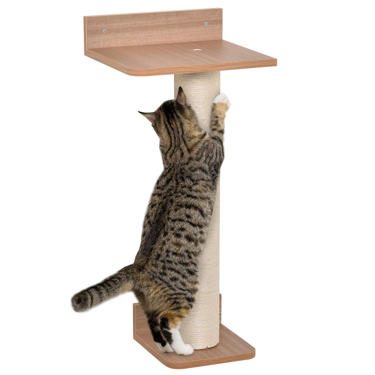 Væghængt klatretræ til katte med sisal