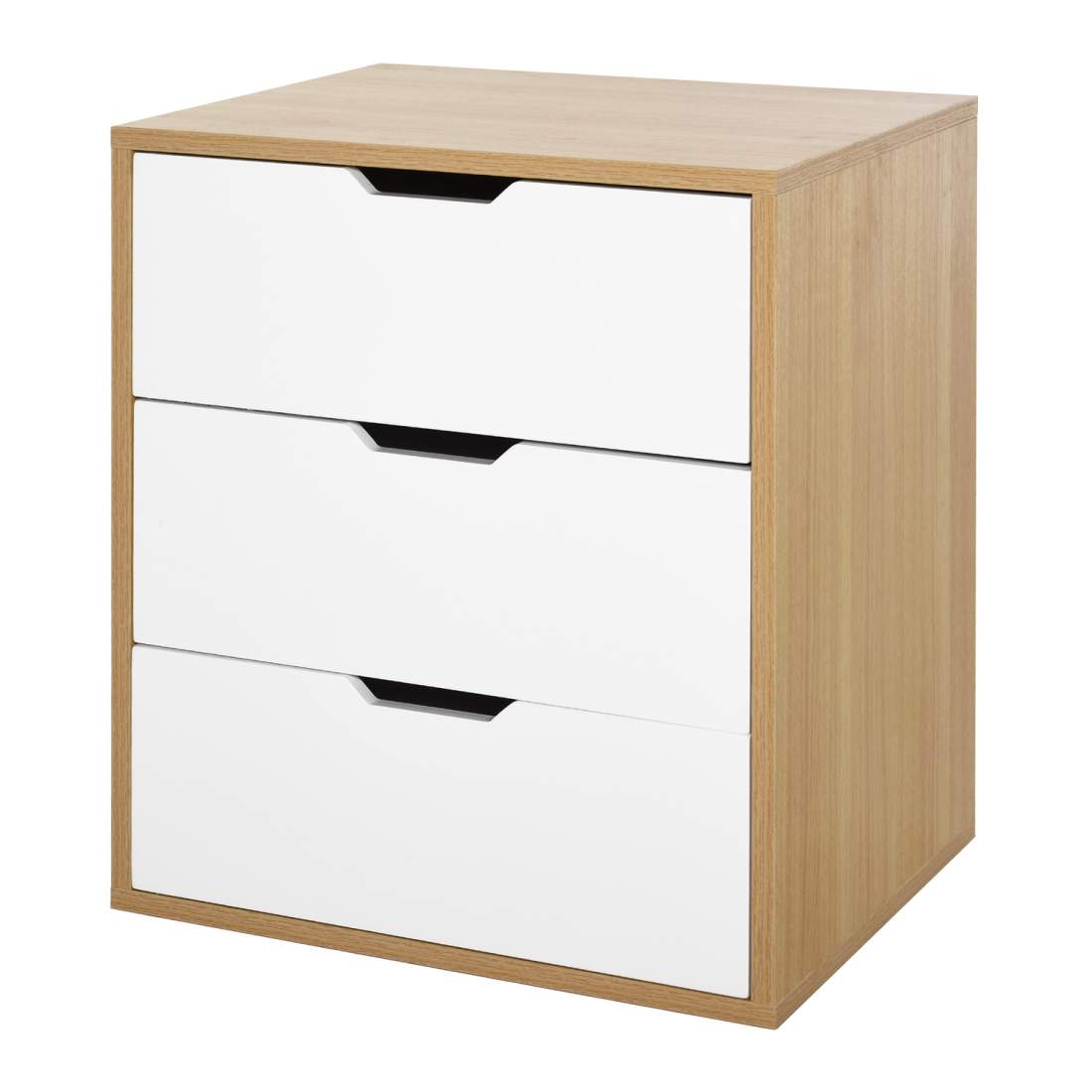 Vit Kontorscontainer med 3 Lådor för Filförvaring | Hem & Hobby | Pryloteket