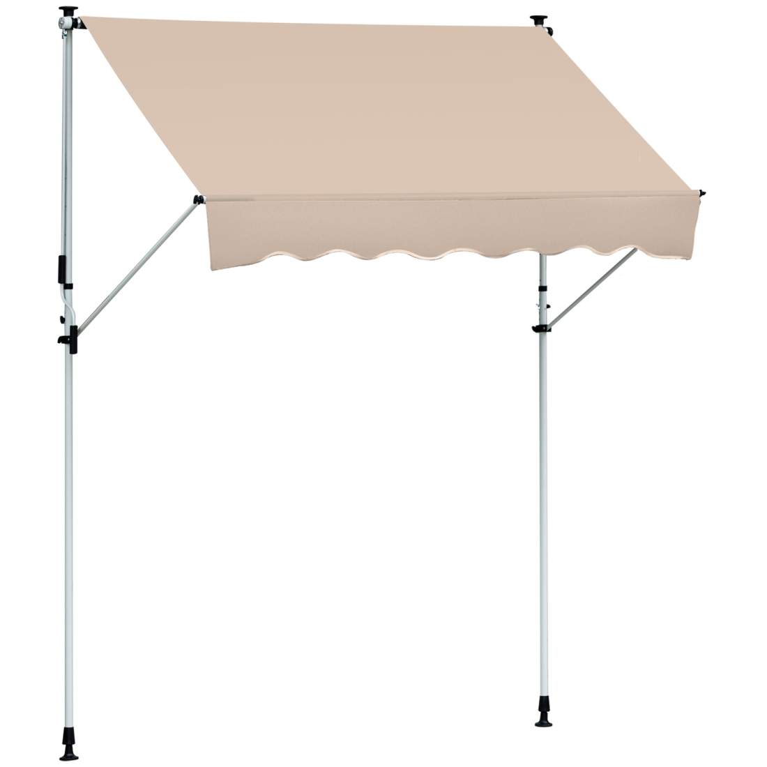 Krämvit Aluminium Markisklämma för Balkong 2x1,2M | Hem & Hobby | Pryloteket