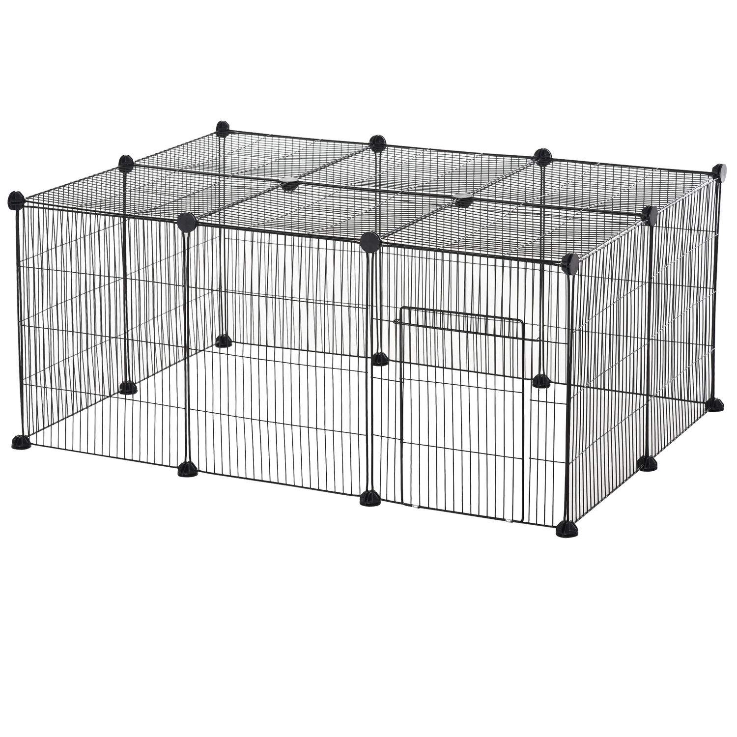 Lille dyrebur Outdoor Sort 105x70x45 cm