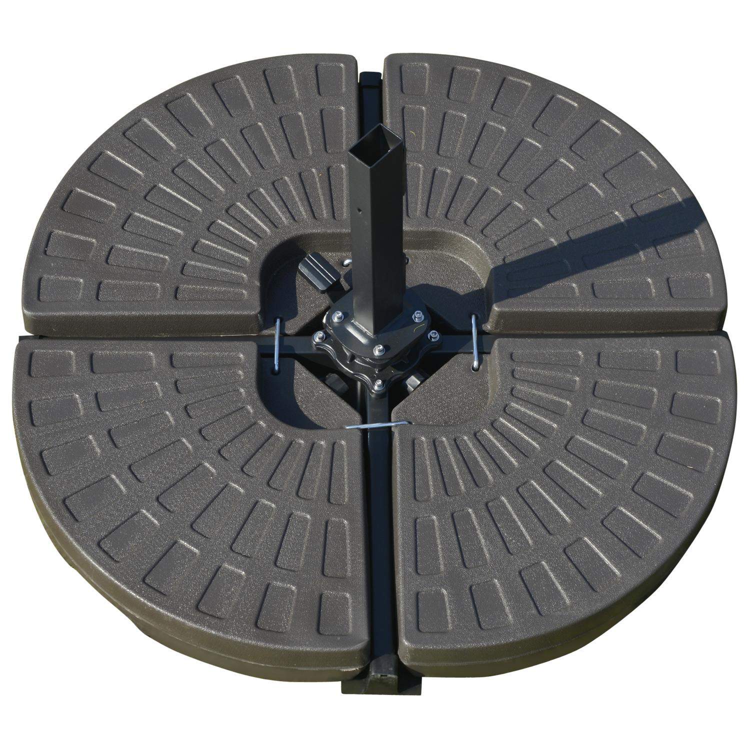 Genopfyldeligt paraplystativ HDPE kaffe 17/25 kg