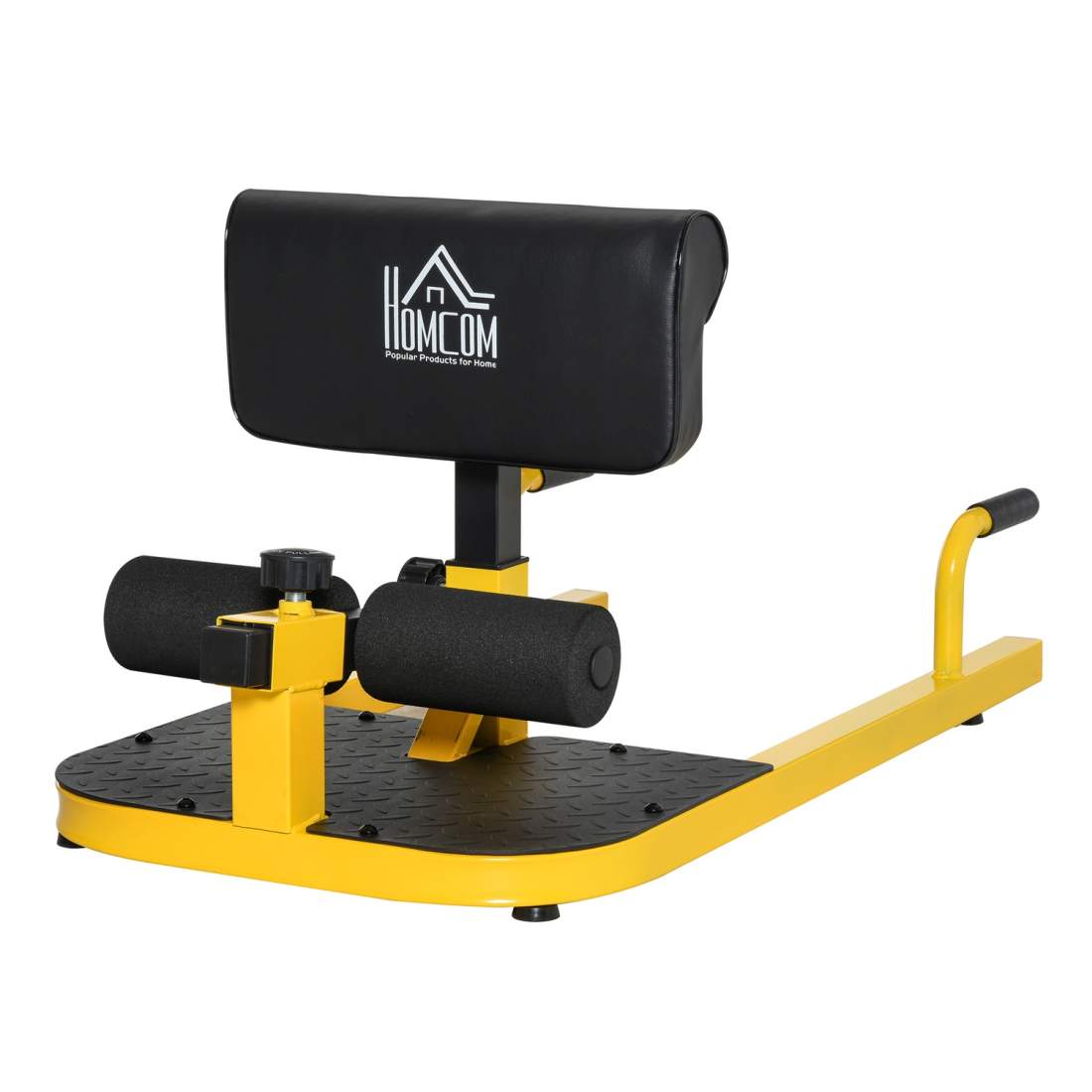 Justerbar Sissy Squat Trainer 3-i-1, Gul/Svart | Hem & Hobby | Pryloteket
