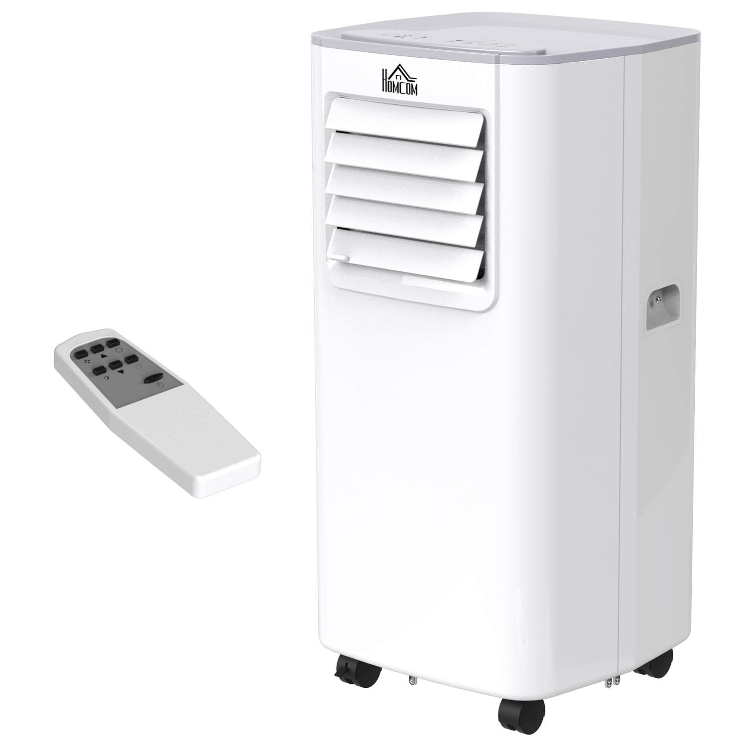 Mobilt klimaanlæg 4-i-1 med timer og fjernbetjening