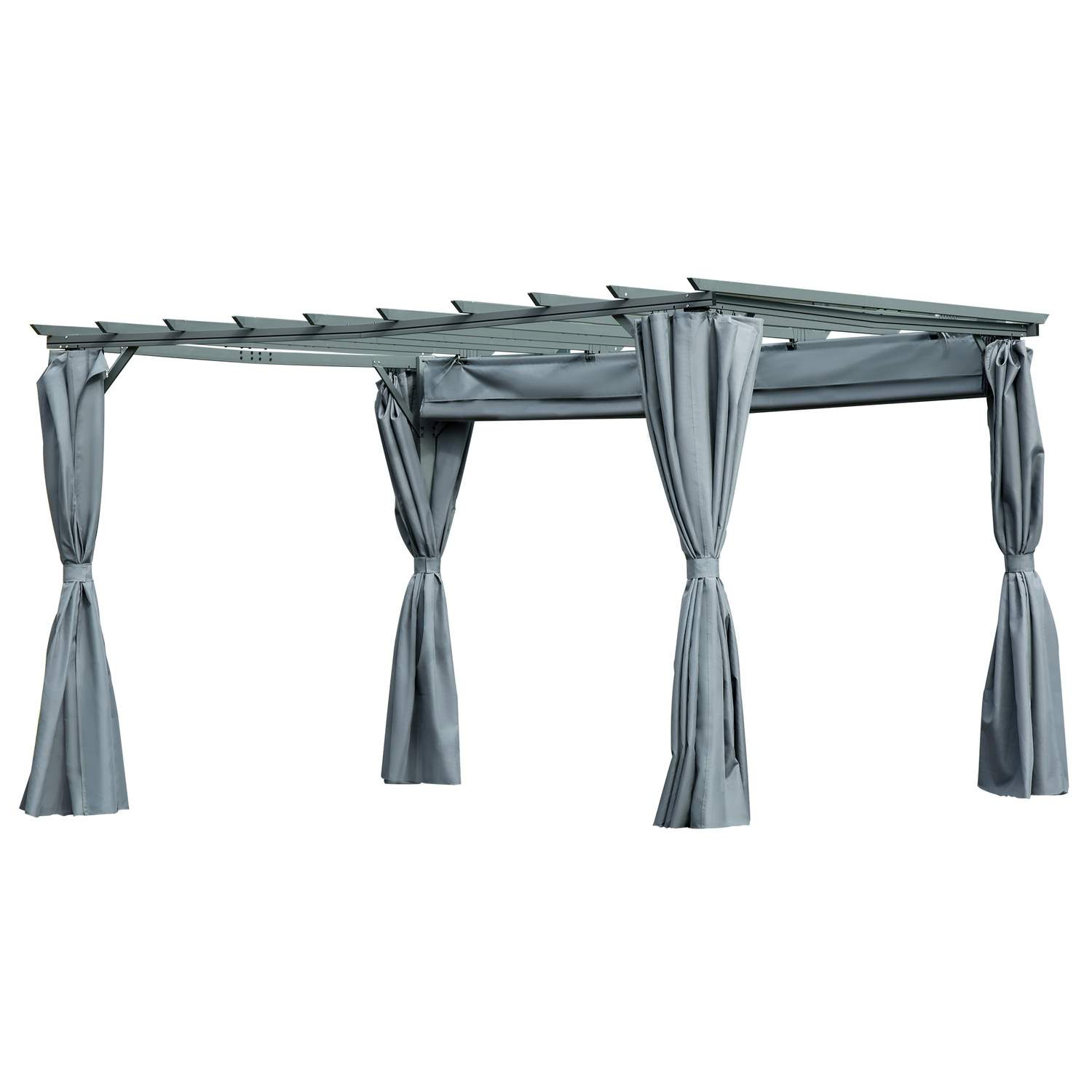Vejrbestandig Pergola Gazebo med justerbart tag