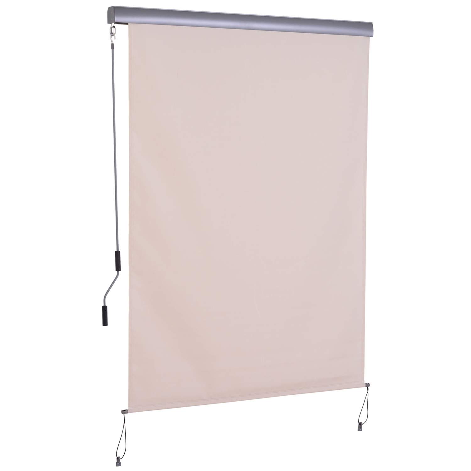 Cremehvid Lodret Markise 140x250 cm Altan