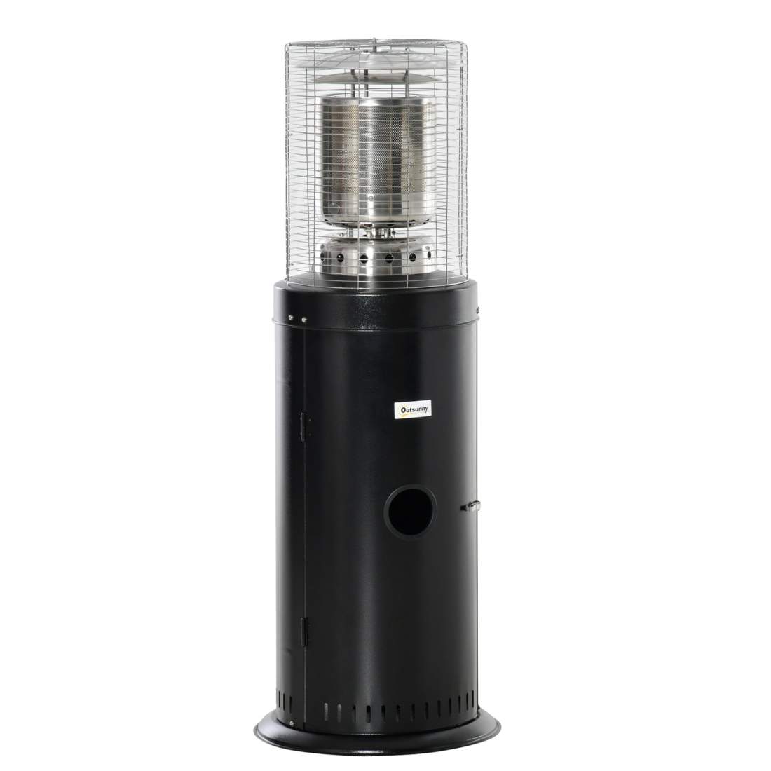 Terrassvärmare i Rostfritt Stål med Hjul | Hem & Hobby | Pryloteket