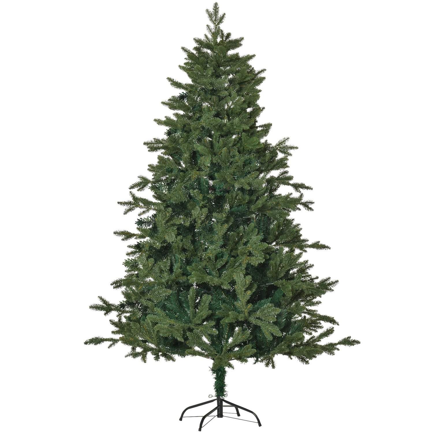 Kunstigt juletræ 1,8m Grøn PVC/PE Ø90cm